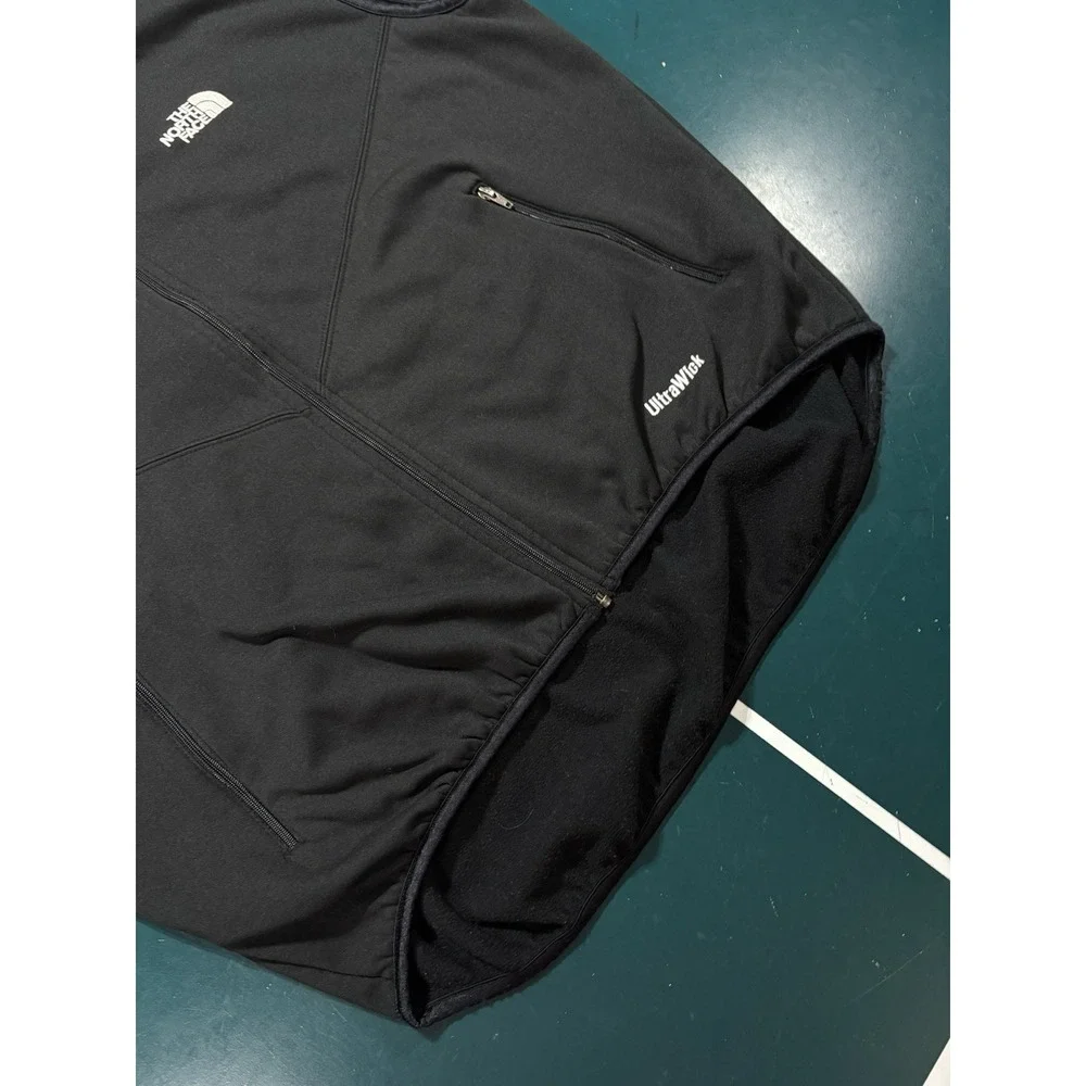 The North Face Ultra Wick Vest Men's XL Full Zip Black Lightweight Moisture Wick